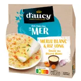 D'AUCY Mon Petit Plat de la Mer Merlu blanc et riz long sauce au beurre blanc