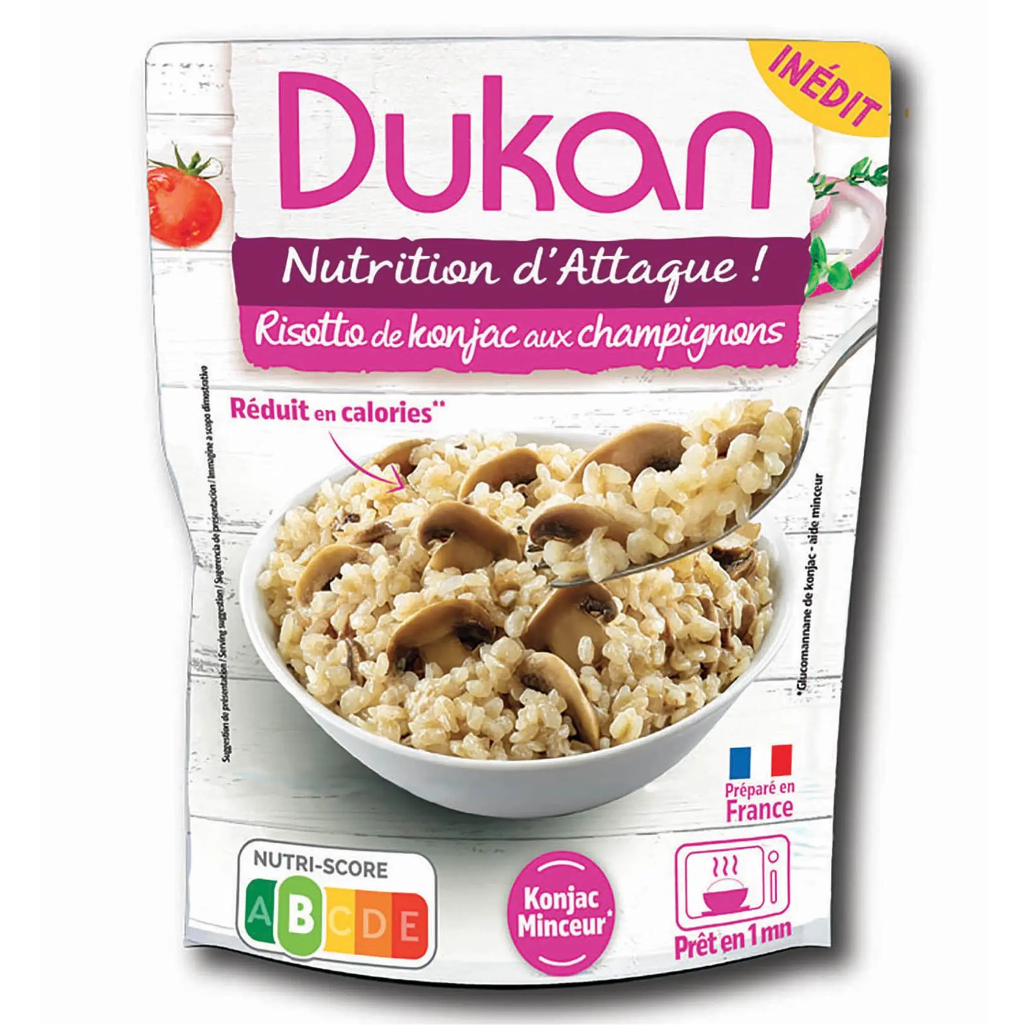 DUKAN Risotto de Konjac aux champignons sachet express