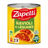 ZAPETTI Ravioli aux 6 légumes