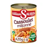 WILLIAM SAURIN Cassoulet mitonné sans colorant sans arôme artificiel