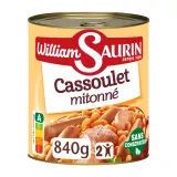 WILLIAM SAURIN Cassoulet mitonné sans colorant sans arôme artificiel