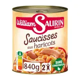WILLIAM SAURIN Les saucisses aux haricots