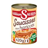 WILLIAM SAURIN Saucisses aux haricots