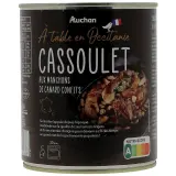 AUCHAN TERROIR Cassoulet aux manchons de canard confits