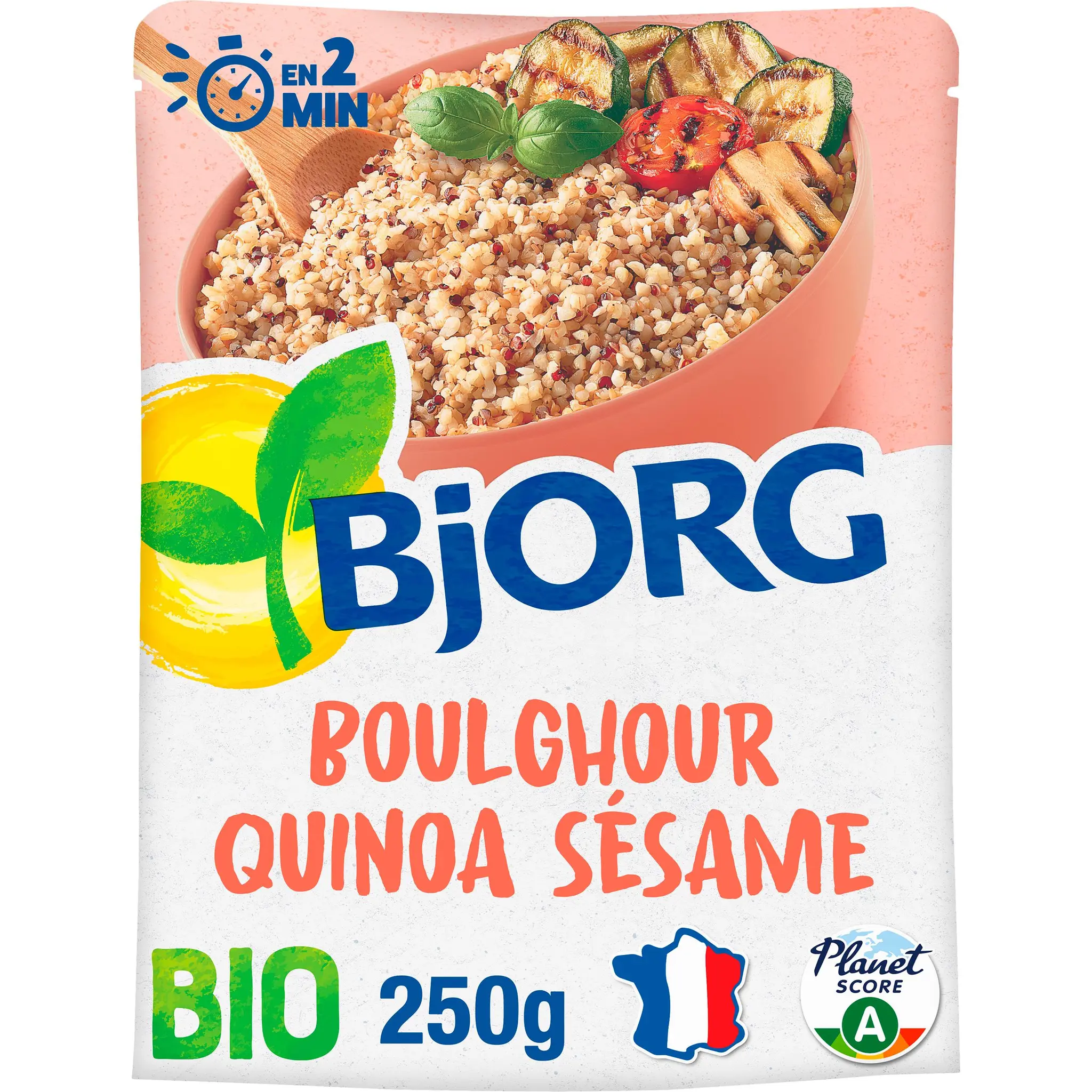 BJORG Boulgour quinoa sésame bio veggie sachet express