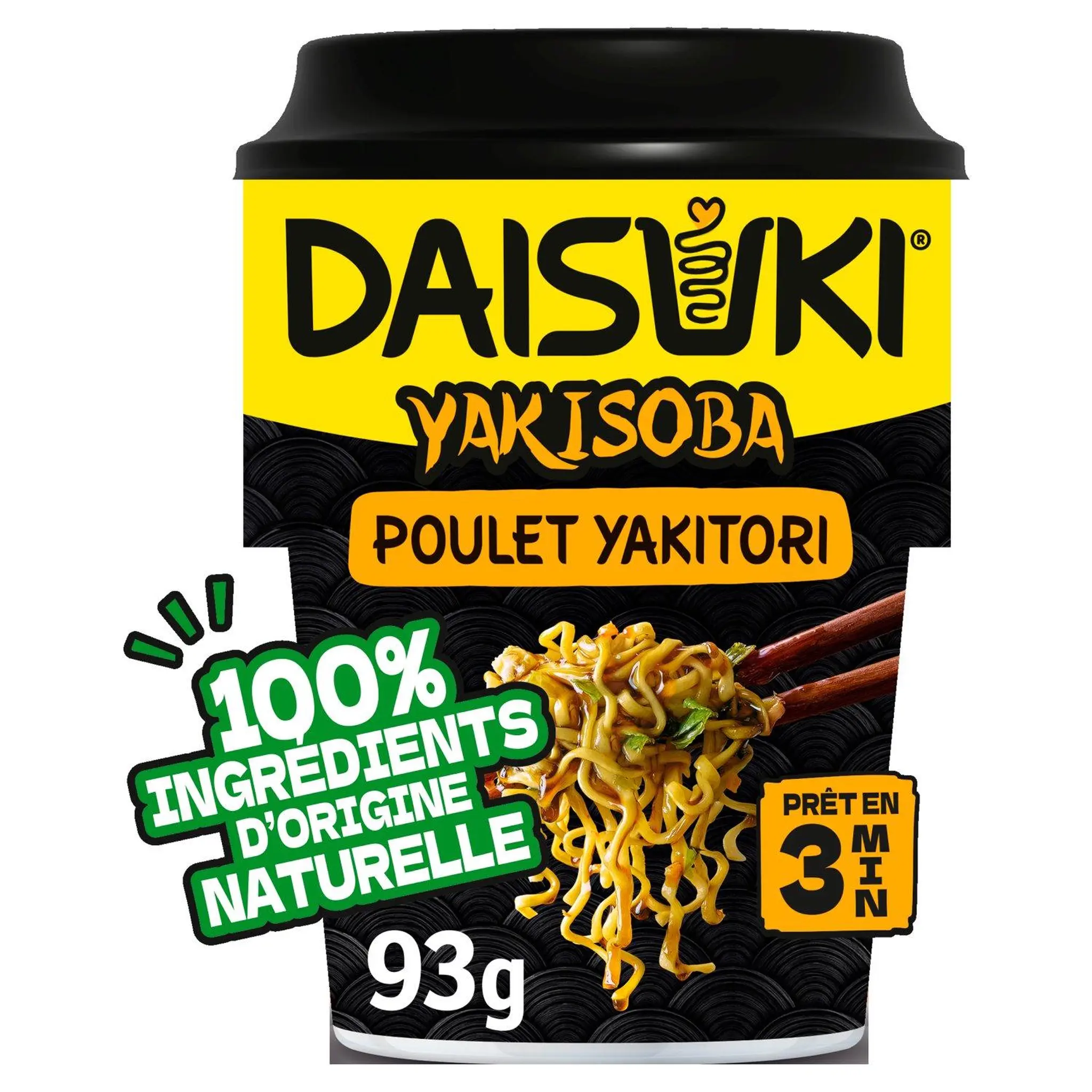 DAISUKI Nouilles instantanées saveur poulet yakitori