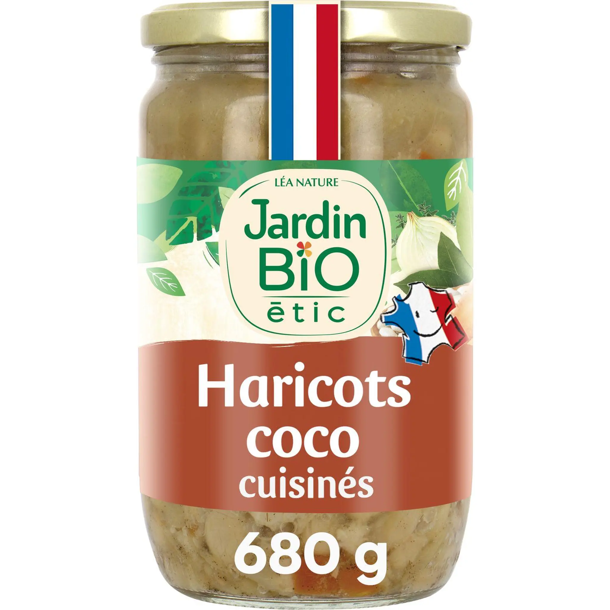 JARDIN BIO ETIC Haricots coco cuisinés bio