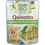 JARDIN BIO ETIC Quinotto aux légumes verts et parmesan sachet express
