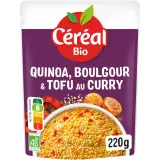 CÉRÉAL BIO Quinoa et boulgour à l'indienne sachet express