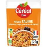CÉRÉAL BIO Orge et pruneaux cuisinés à la marocaine sans viande sachet express