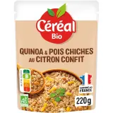 CÉRÉAL BIO Quinoa royal pois chiches et citron confit sachet express