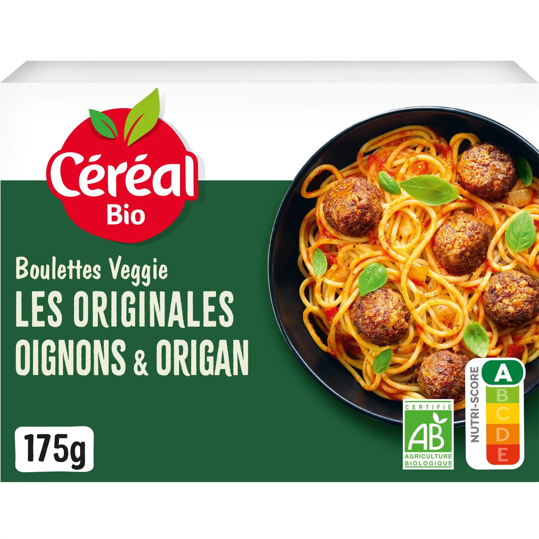 CÉRÉAL BIO Les Originales boulettes veggie bio aux oignon et origan