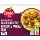 CÉRÉAL BIO Boulettes veggie bio façon barbecue aux poivrons et paprika fumé