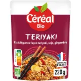 CÉRÉAL BIO Riz façon teriyaki légumes et gingembre sachet