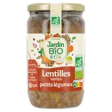 JARDIN BIO ETIC Lentilles vertes et petits légumes