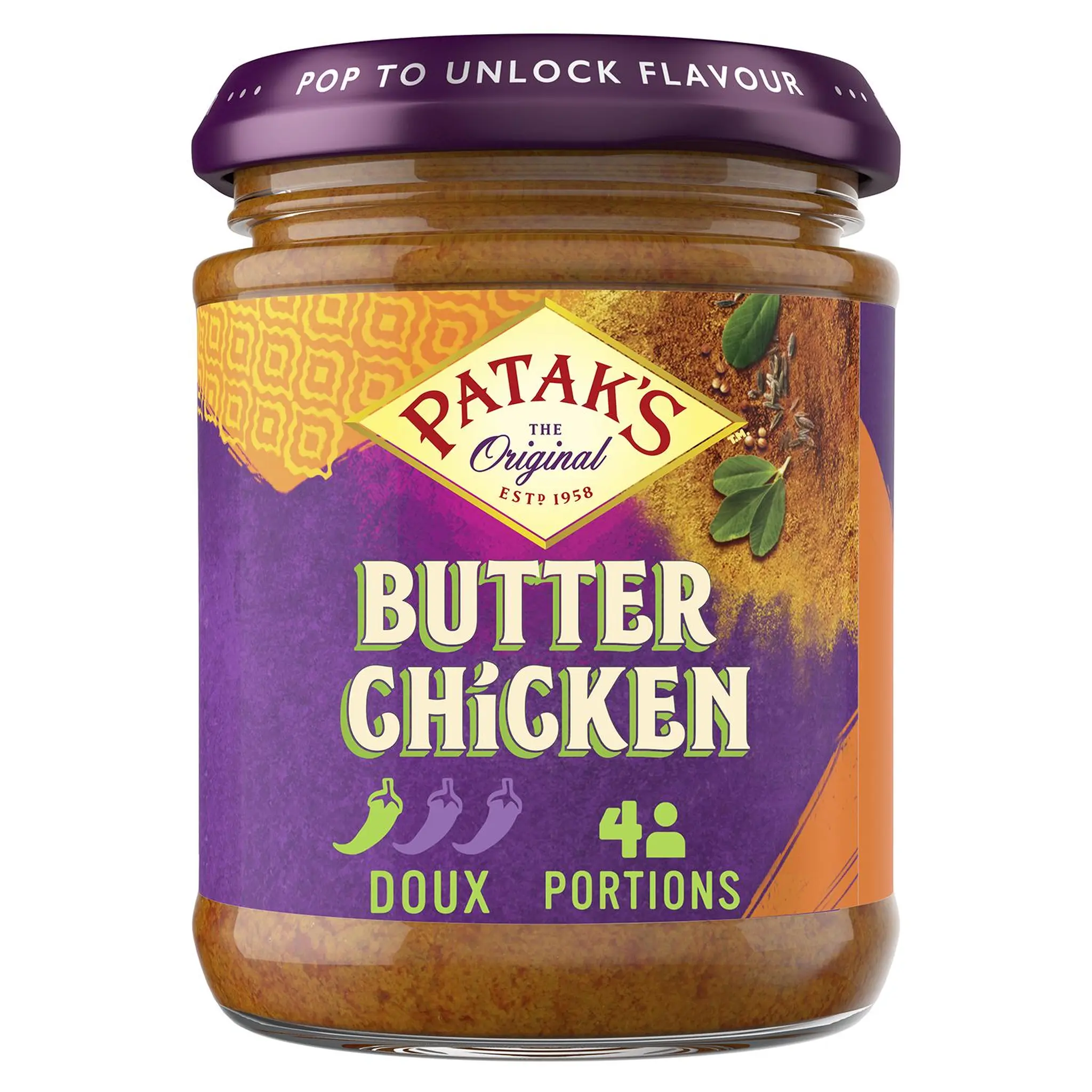 PATAK'S Sauce curry butter chicken doux