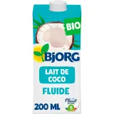 BJORG Lait de coco bio fluide