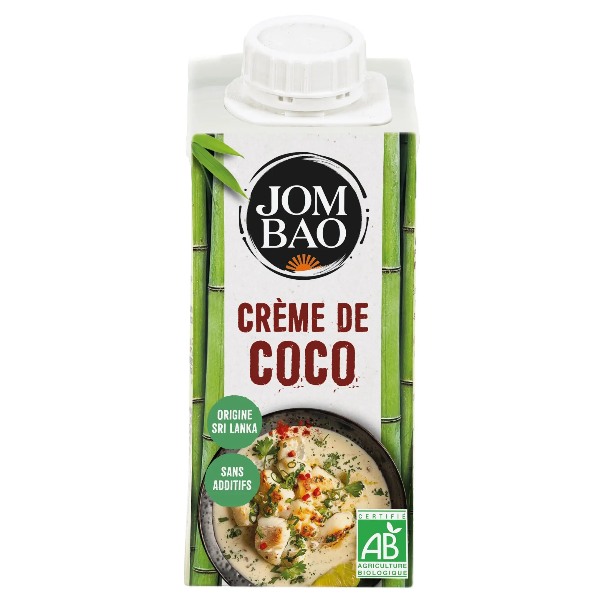 JOM BAO Crème de coco tetrapack bio