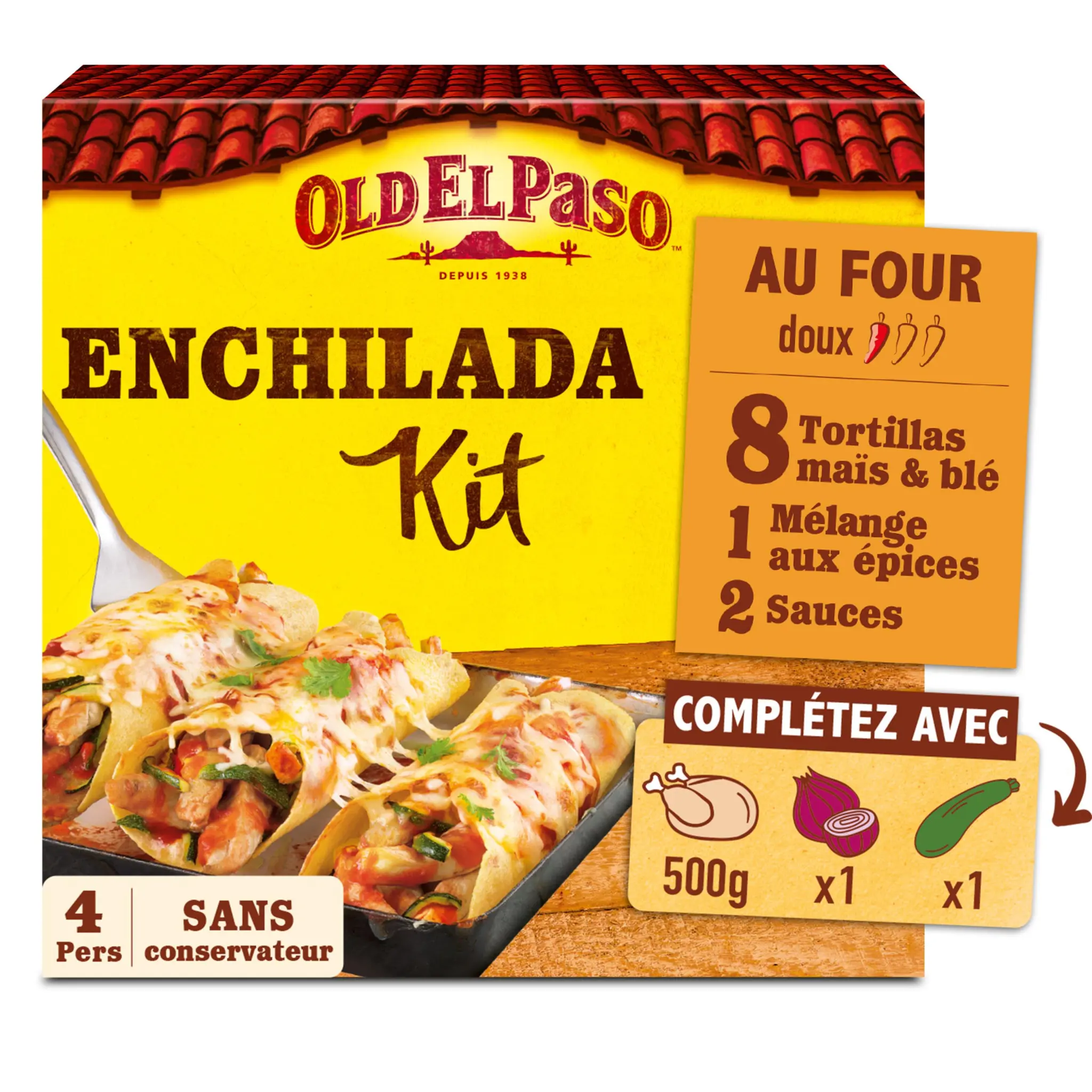 OLD EL PASO Kit enchilada doux