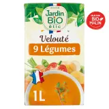 JARDIN BIO ETIC Douceur de 9 légumes et pointe de crème fabriqué en France sans colorant