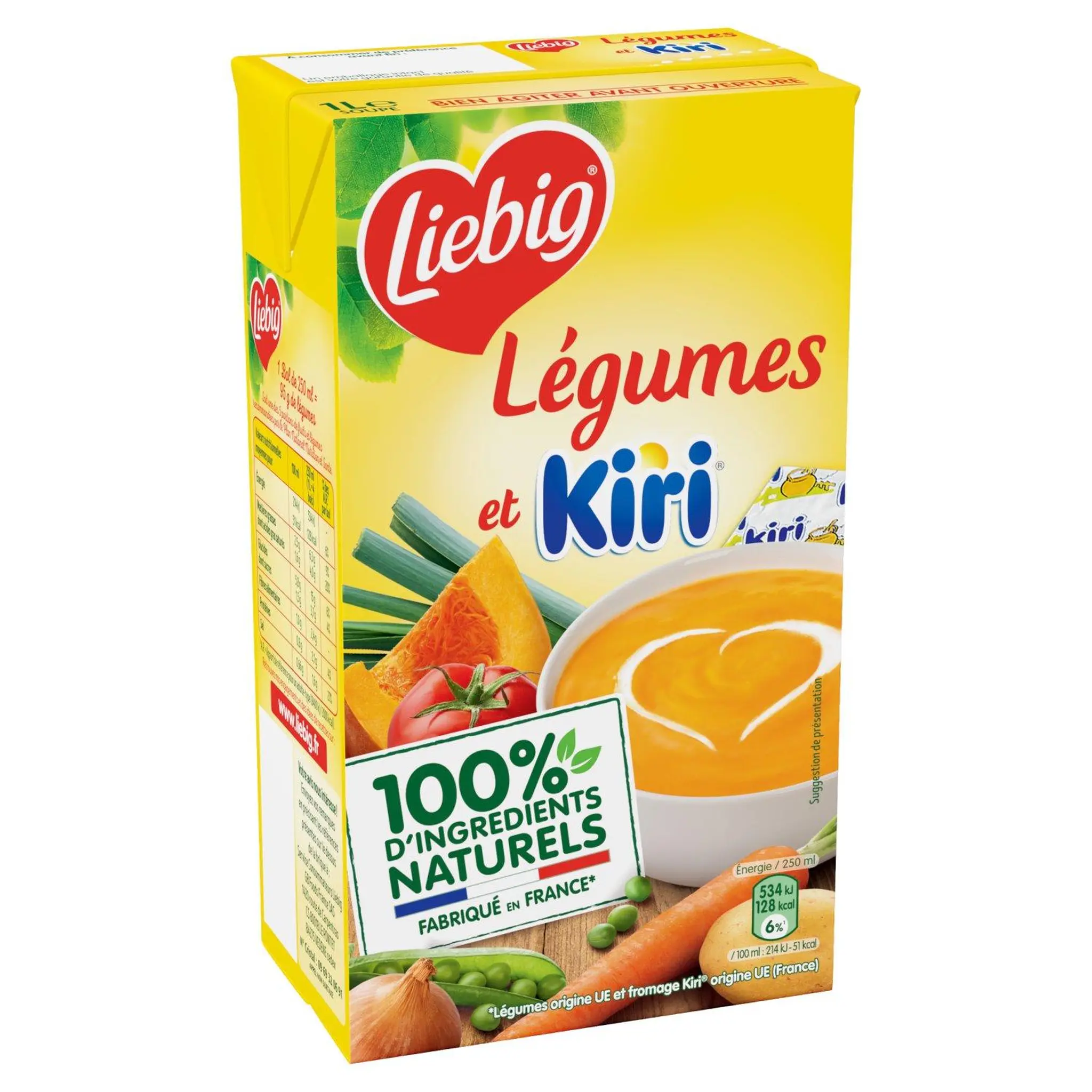 LIEBIG Soupe de légumes et Kiri