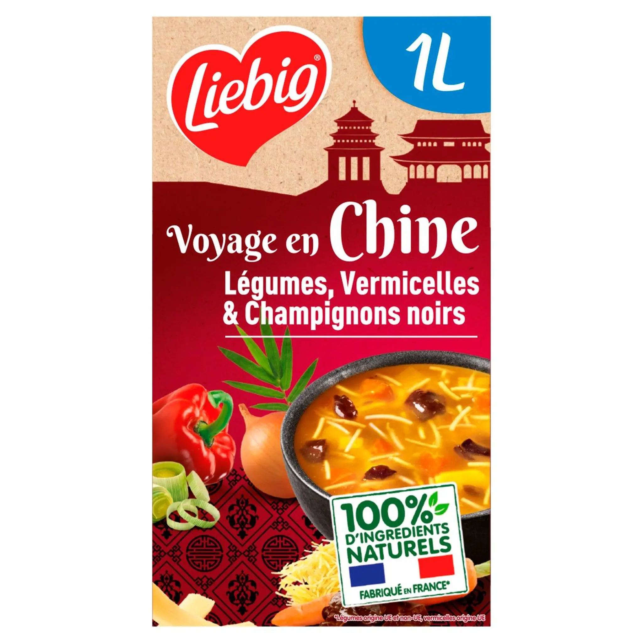 LIEBIG Soupe à la chinoise légumes et vermicelles
