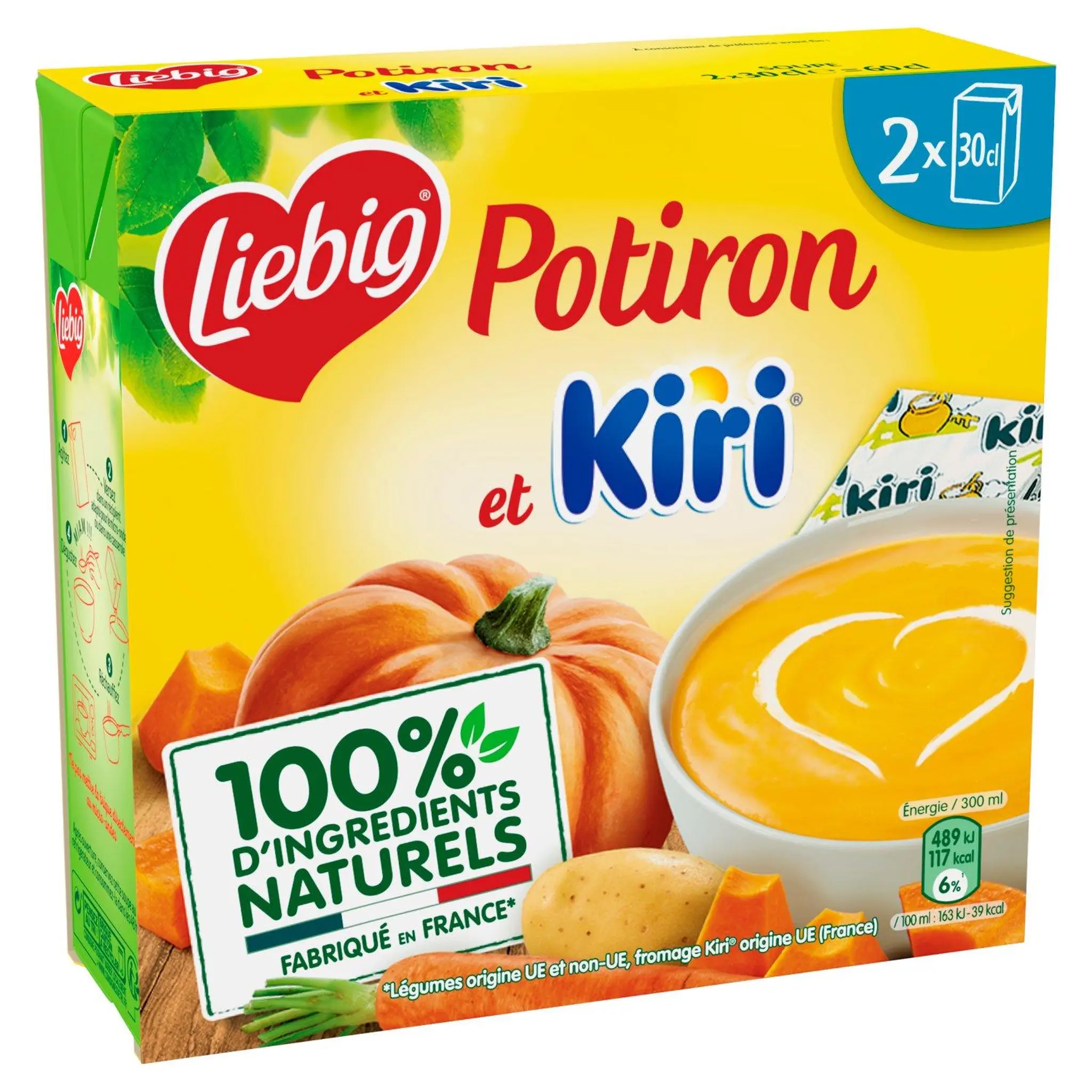 LIEBIG Soupe de potiron et Kiri