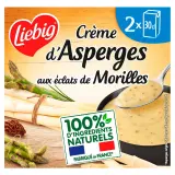 LIEBIG Soupe crème d'asperges aux éclats de morilles en brique