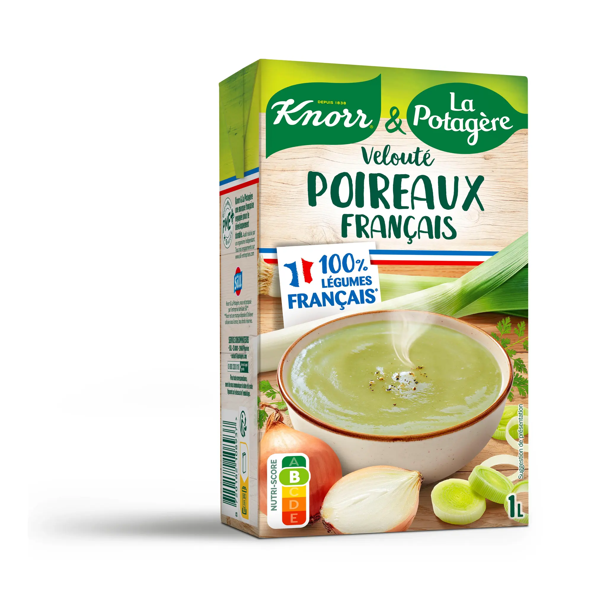 KNORR Soupe veloutée poireaux français