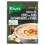 KNORR Soupe déshydratée velours de cèpes et champignons de Paris