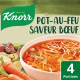 KNORR Pot-au-feu soupe déshydratée saveur boeuf aux vermicelles et carottes