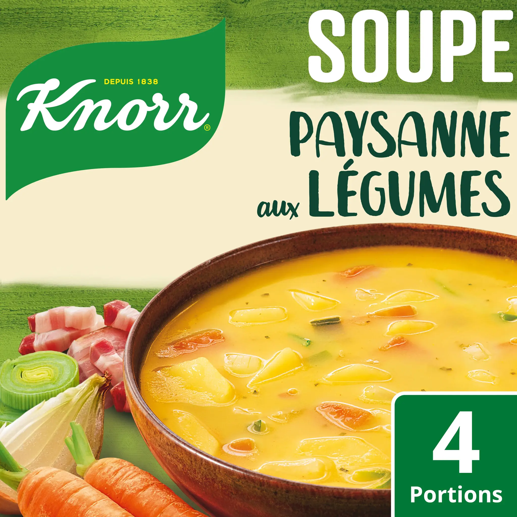 KNORR Soupe déshydratée paysanne aux légumes