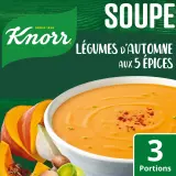 KNORR Soupe déshydratée légumes d'automne aux 5 épices