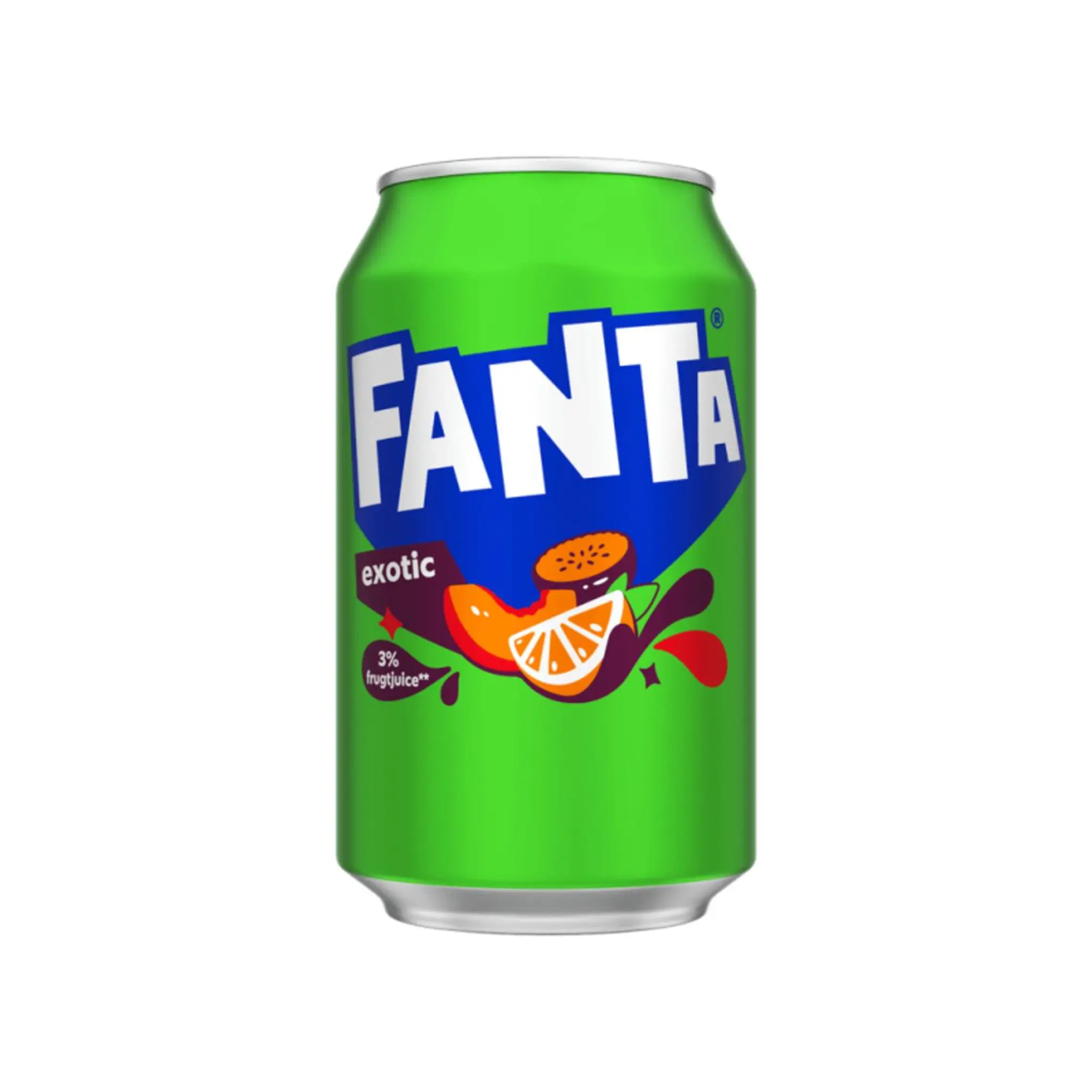 FANTA Boisson gazeuse aromatisée fruits exotiques boîte