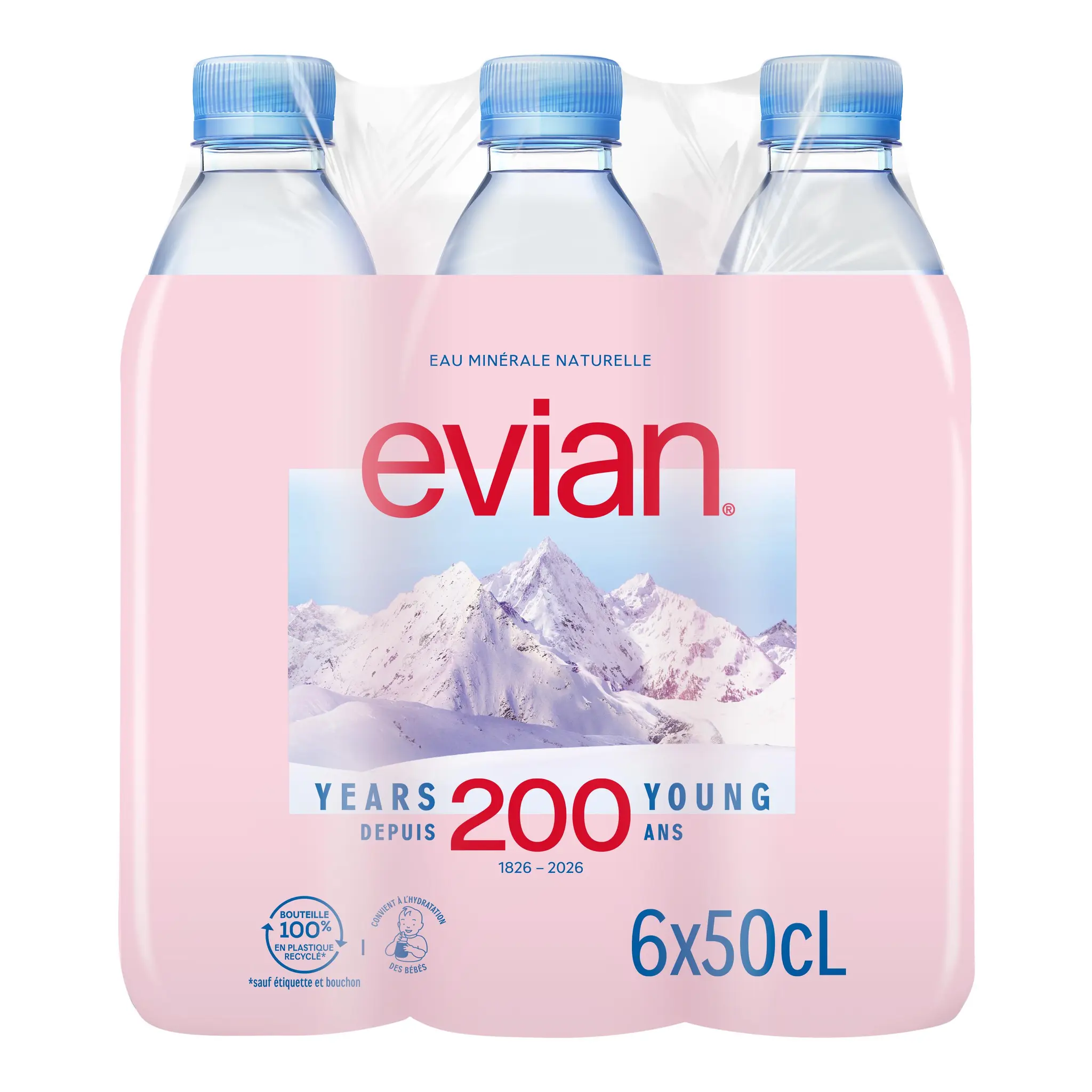 EVIAN Eau minérale naturelle plate