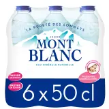 MONT BLANC Eau minérale naturelle plate