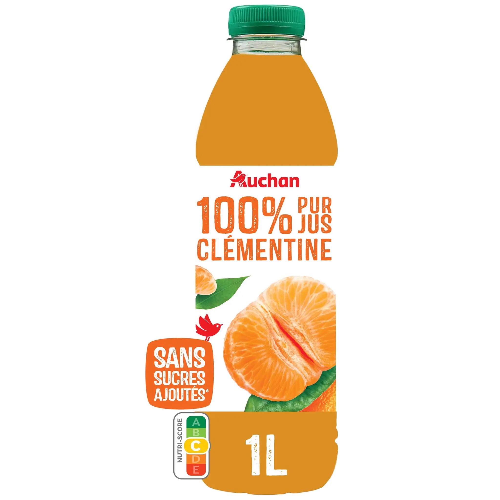 AUCHAN Pur jus de clémentine