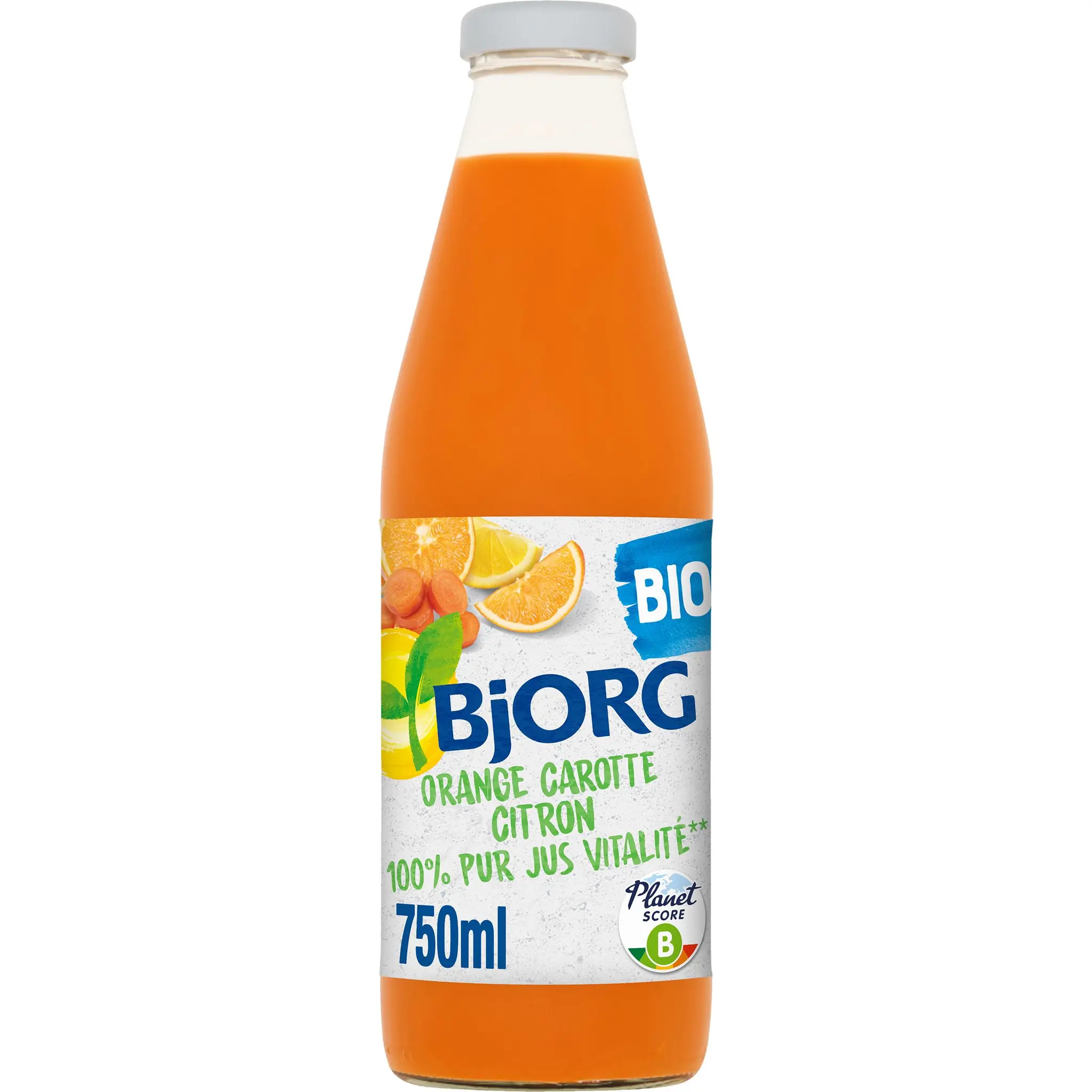 BJORG Pur jus vitalité orange carotte et citron bio