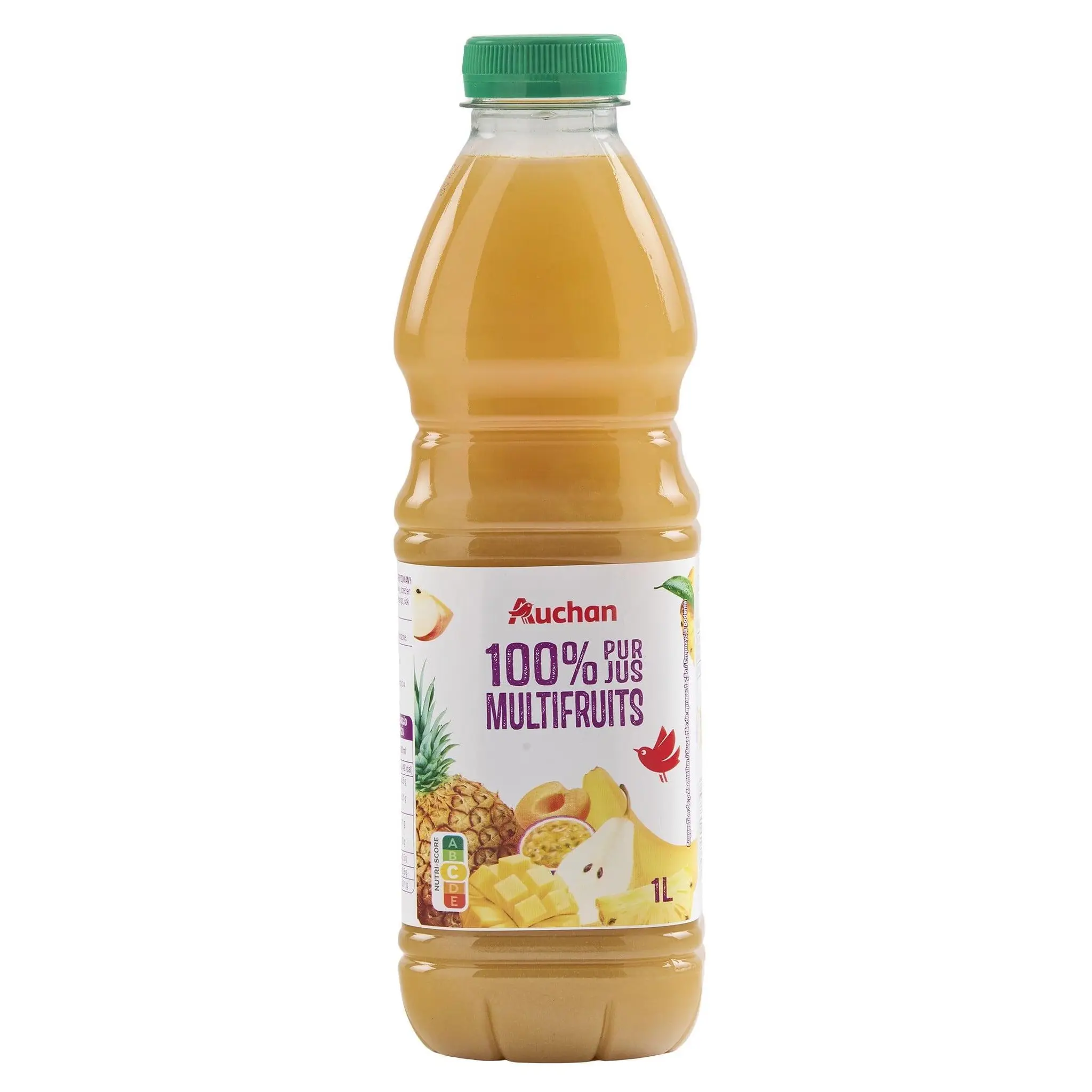 AUCHAN Pur jus multifruits