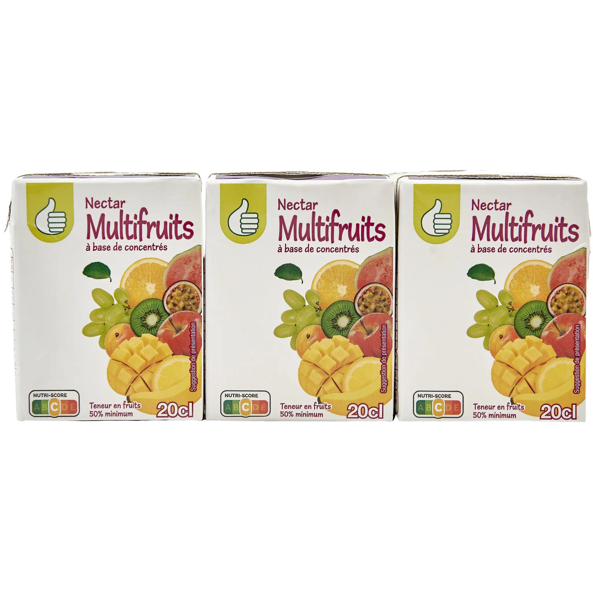 POUCE Nectar de multifruits en briquettes