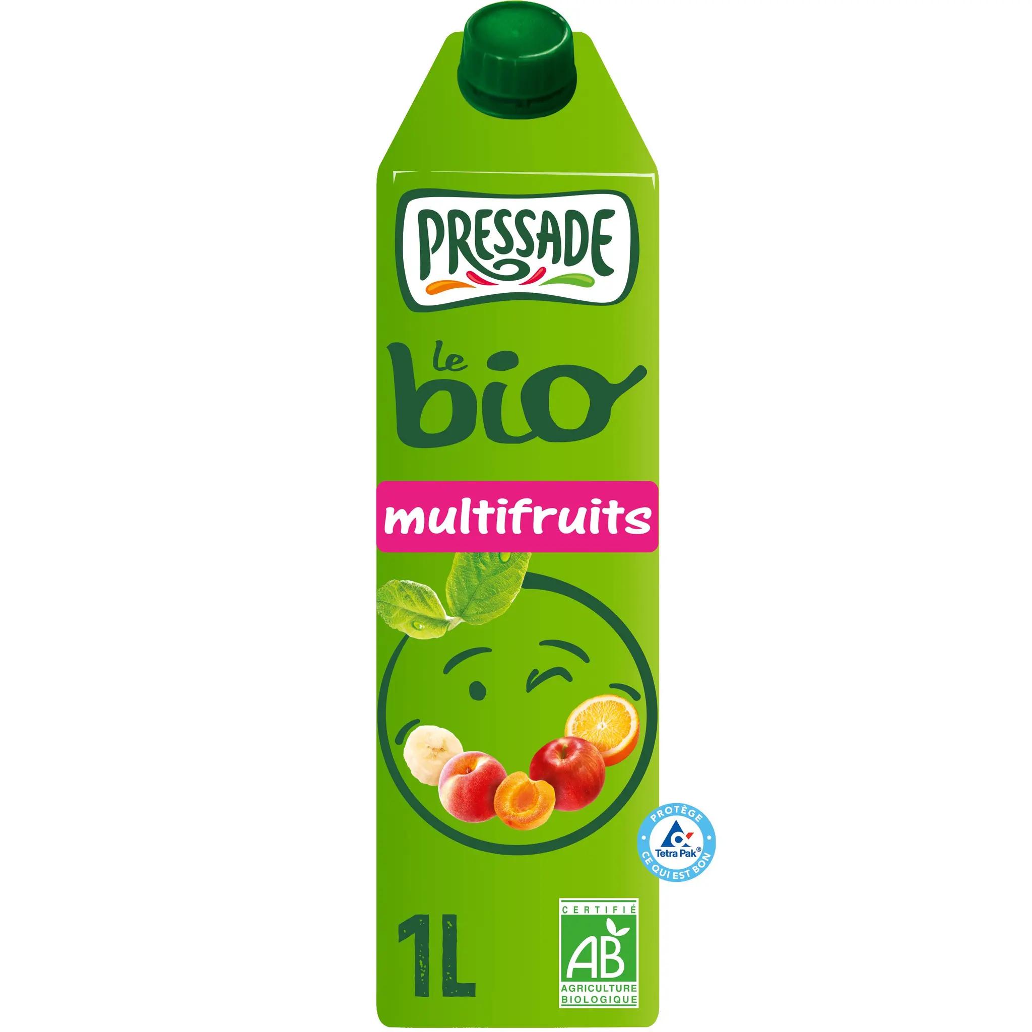 PRESSADE Nectar multifruits à base de jus concentrés bio brique