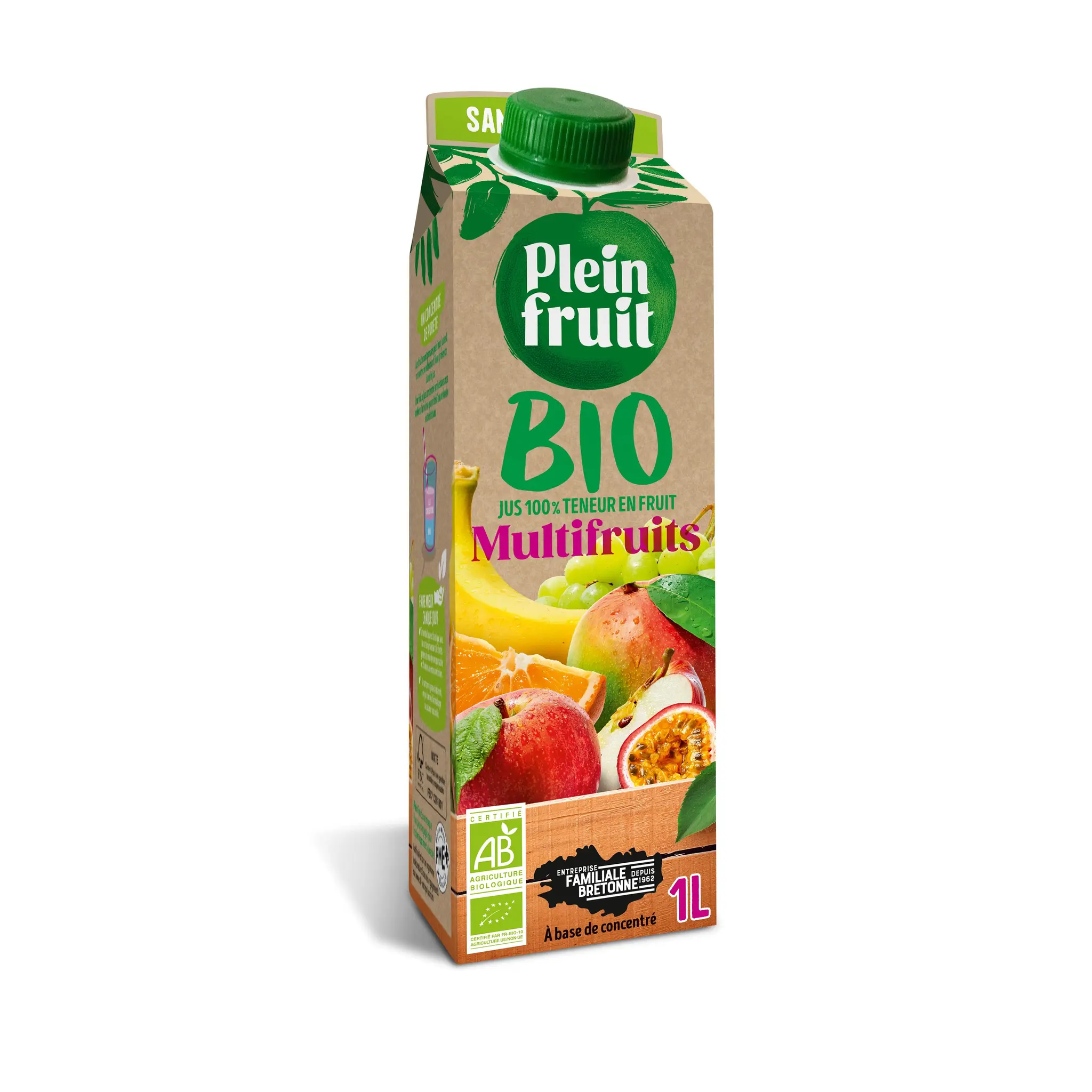PLEIN FRUIT Jus multifruit bio