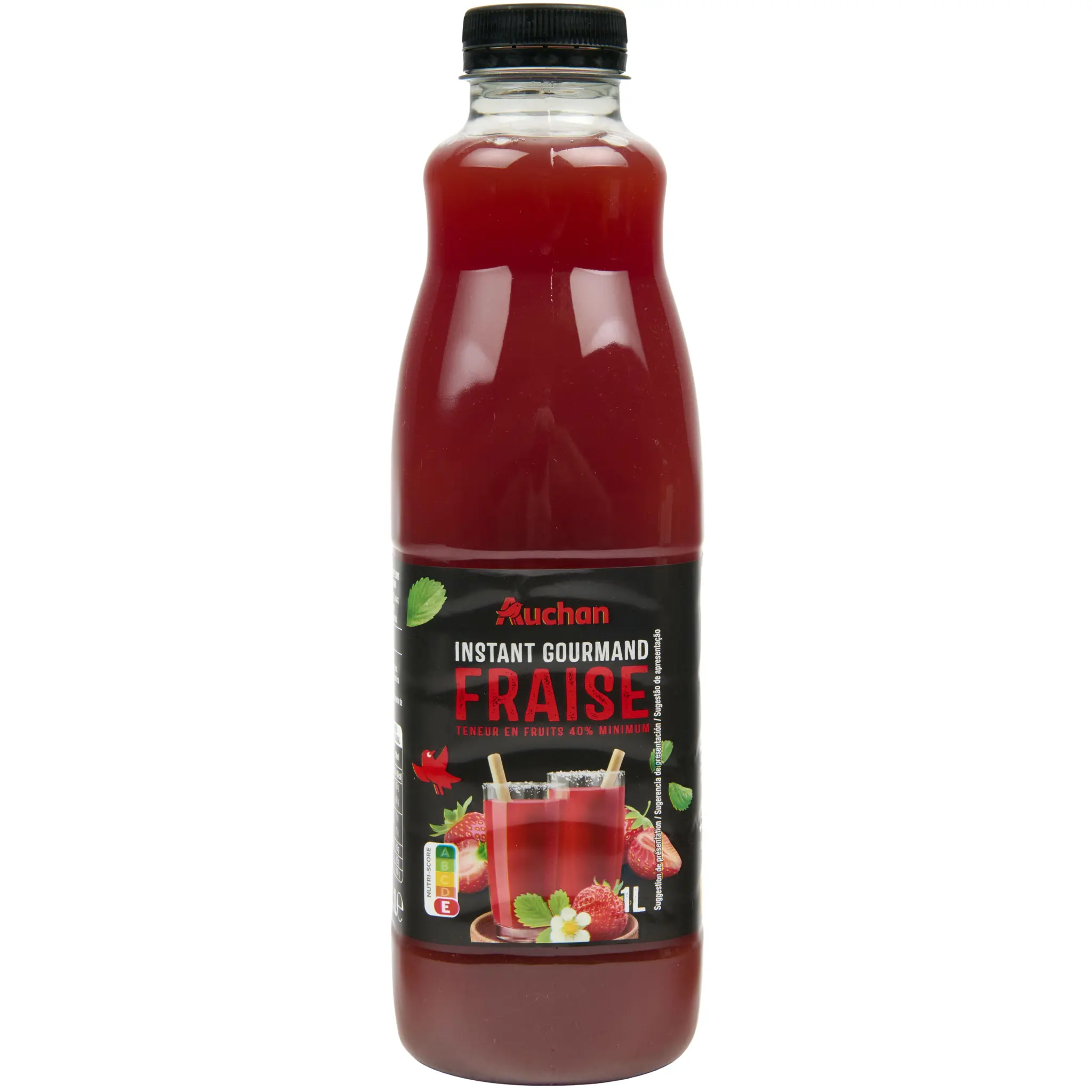 AUCHAN Nectar gourmand fraise