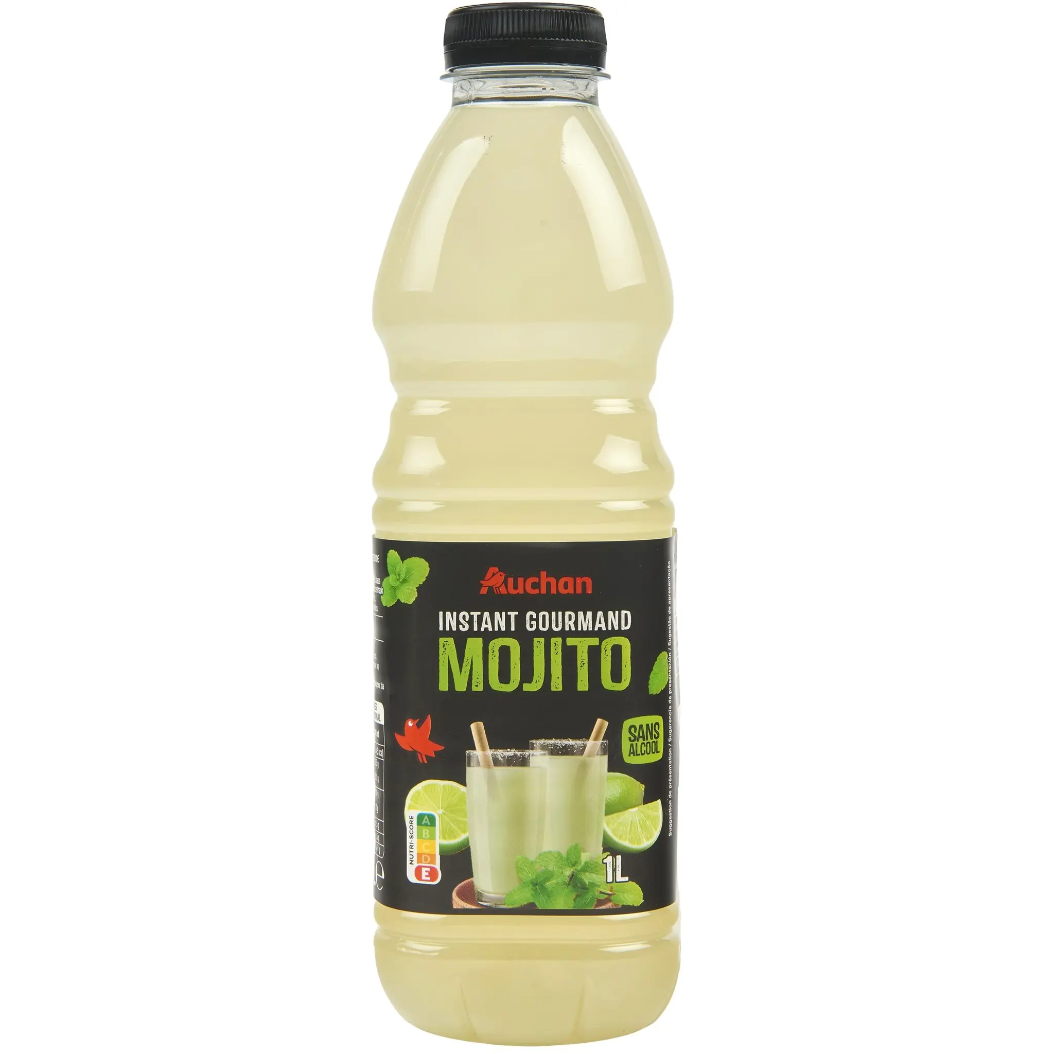 AUCHAN Boisson au jus de fruit sans alcool mojito