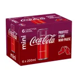 COCA-COLA Boisson gazeuse aux extraits végétaux arôme cerises boîtes