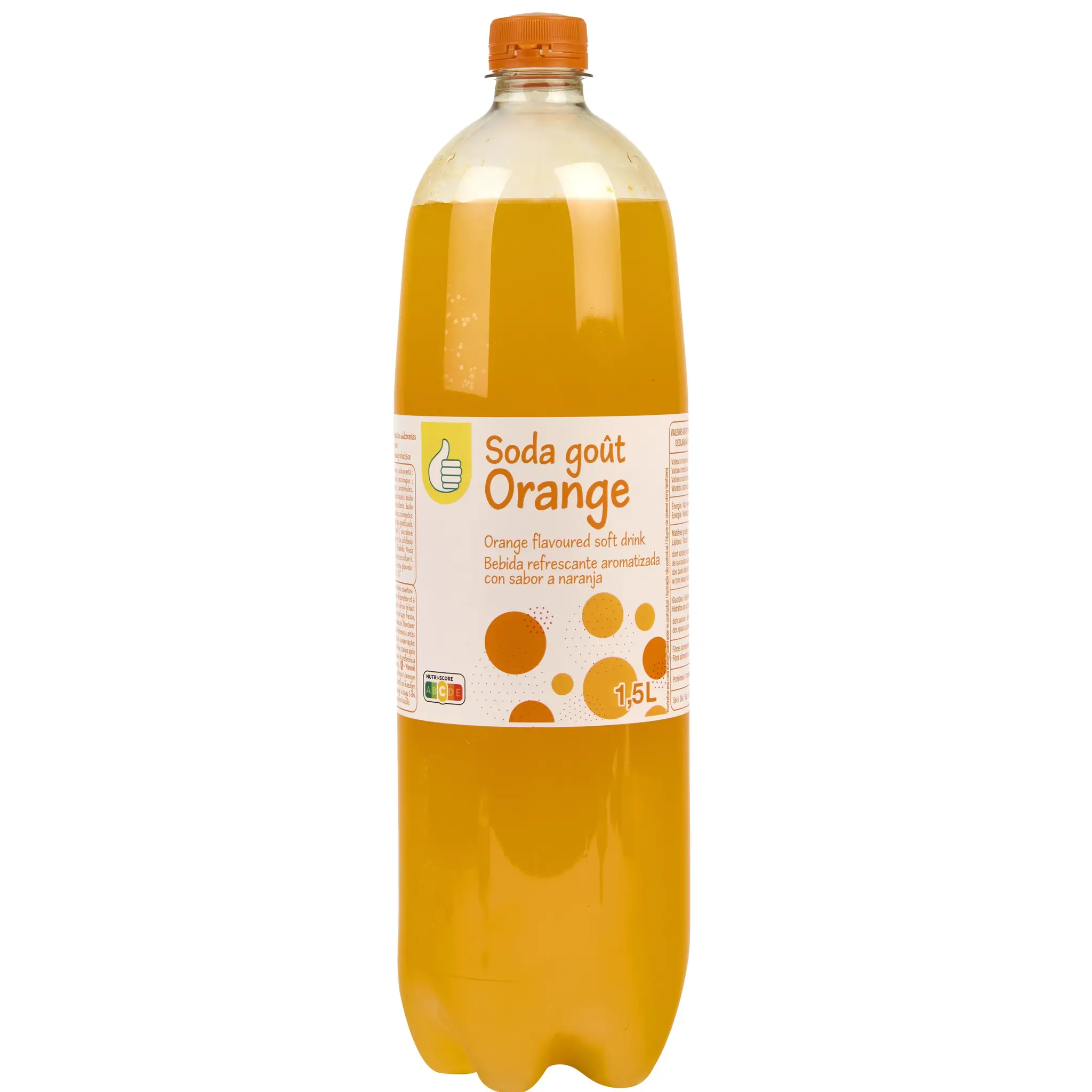 POUCE Boisson gazeuse goût orange