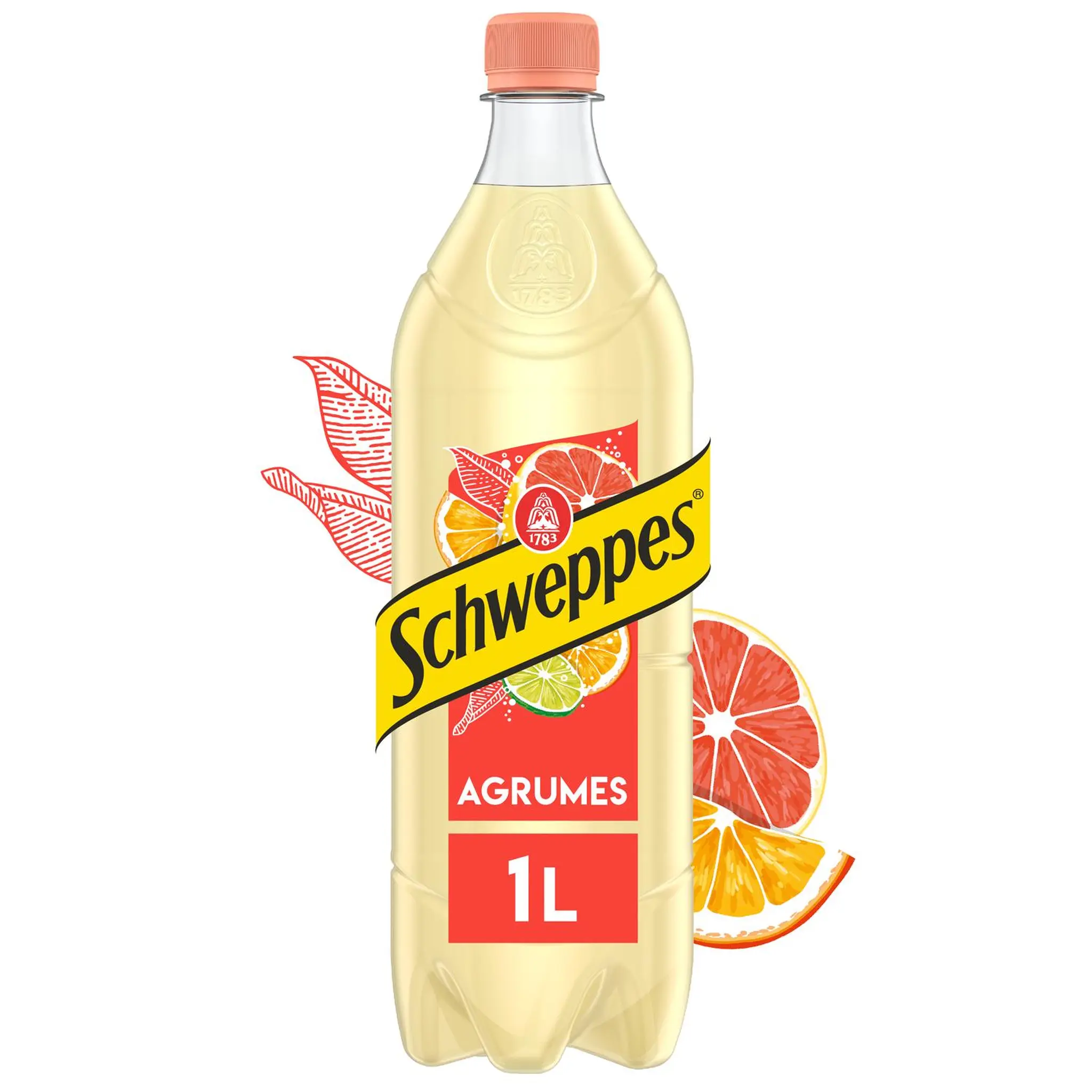SCHWEPPES Boisson gazeuse saveur Agrumes