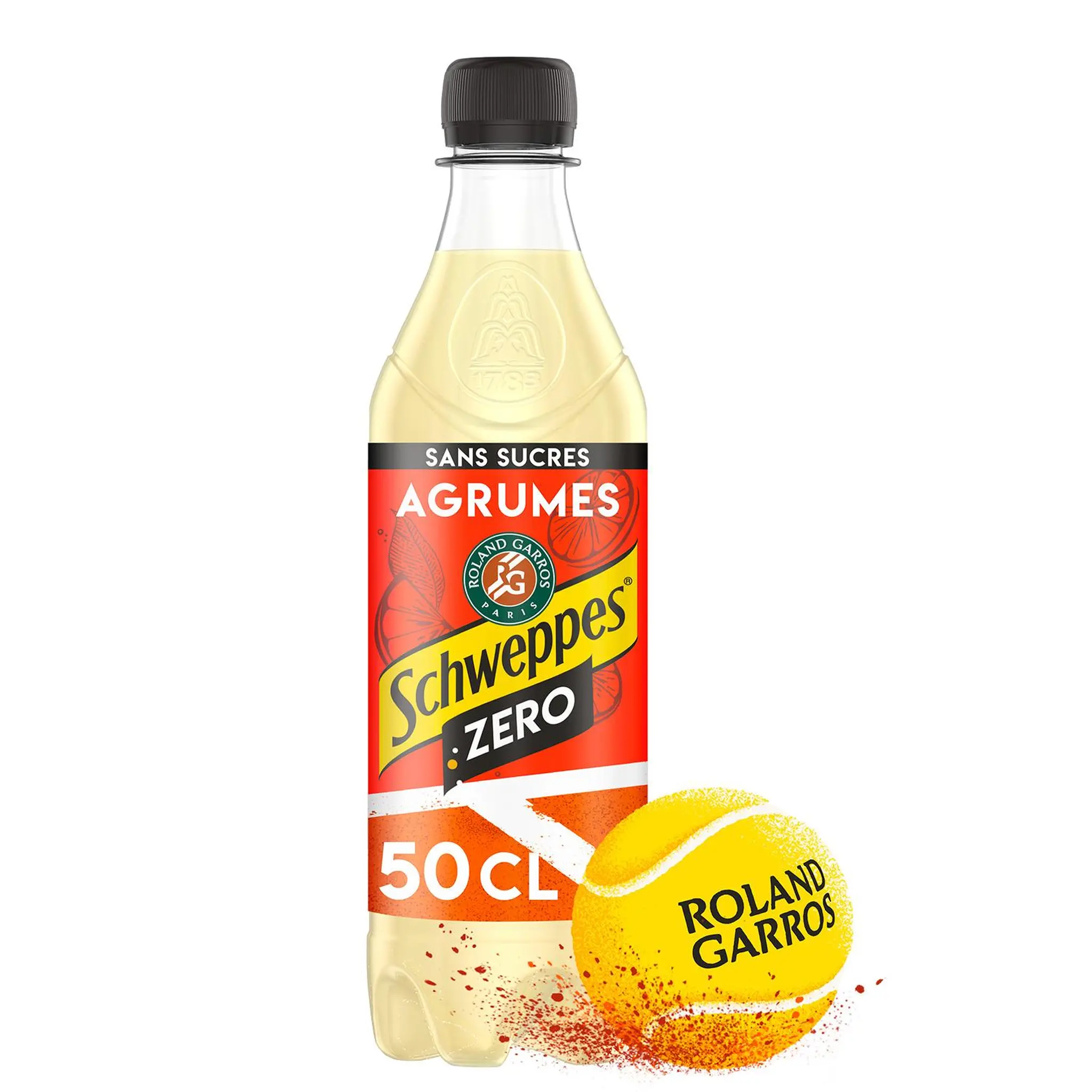 SCHWEPPES Boisson gazeuse saveur agrumes zéro bouteille