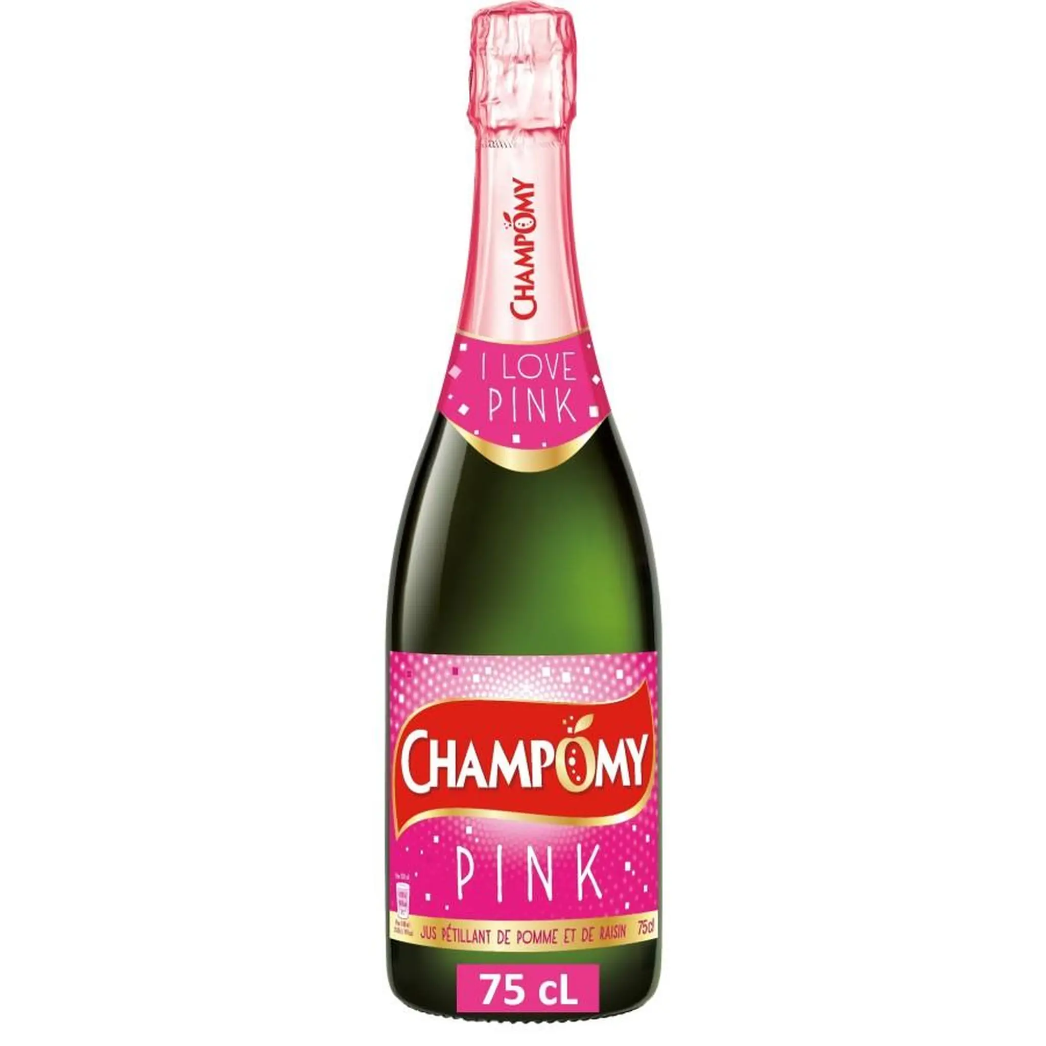 CHAMPOMY Pink Jus de pommes et raisins pétillant
