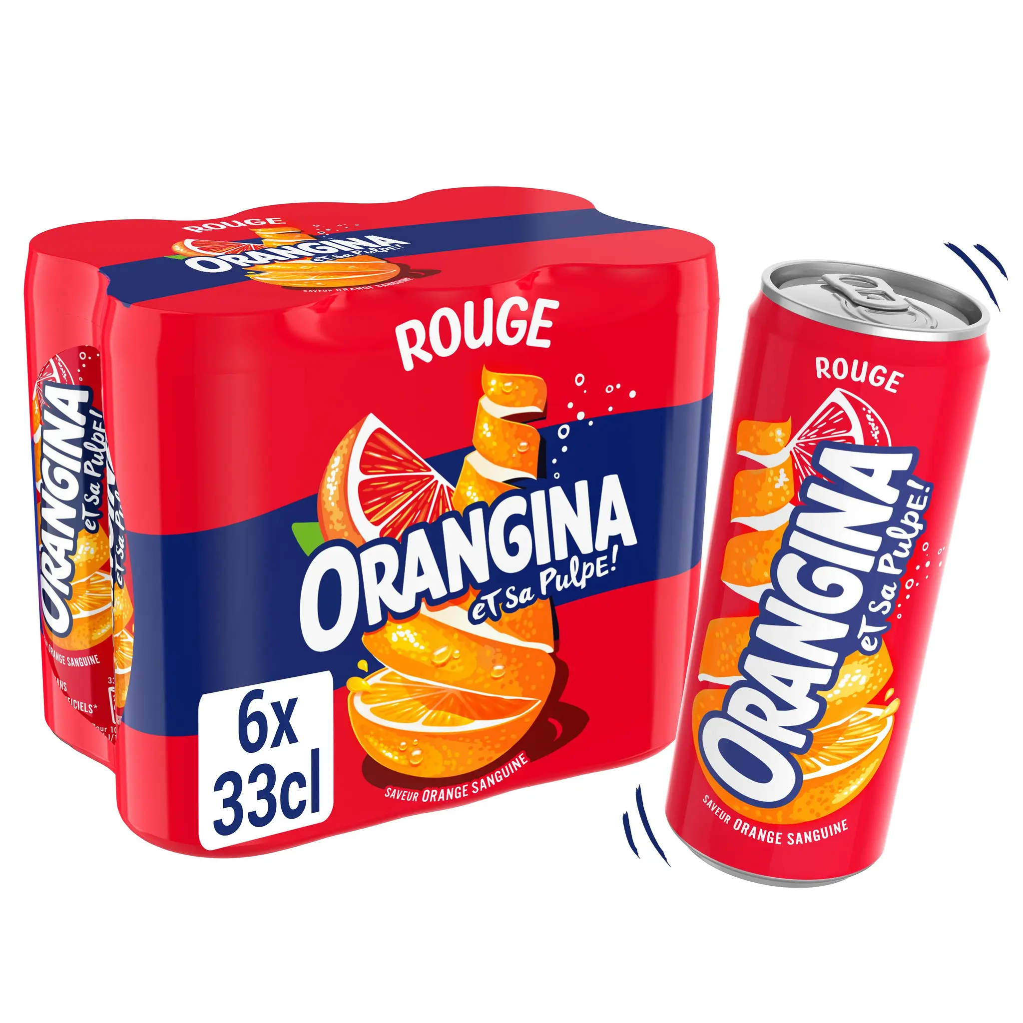 ORANGINA Boisson gazeuse Orange Sanguine boîtes